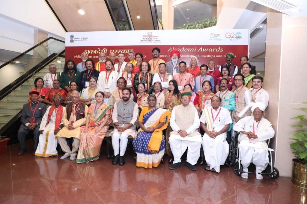 ವಿವಿಧ ರಾಜ್ಯಗಳ ಸಾಧಕರಿಗೆ “ಸಂಗೀತ ನಾಟಕ ಅಕಾಡೆಮಿ ಪ್ರಶಸ್ತಿ” ಪ್ರದಾನ