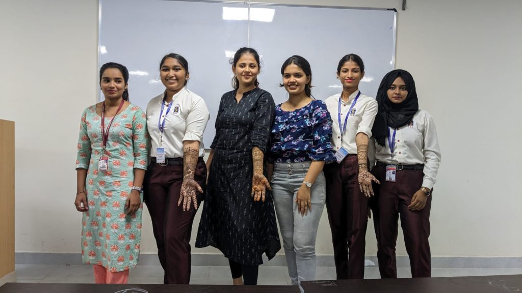 Mehendi Competition at Srinivas University