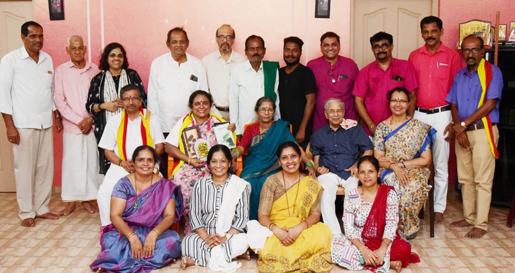 ಸಾಹಿತಿ ಶಶಿಕಲಾ ಚಂದ್ರಶೇಖರ್ ರವರಿಗೆ ಸನ್ಮಾನ