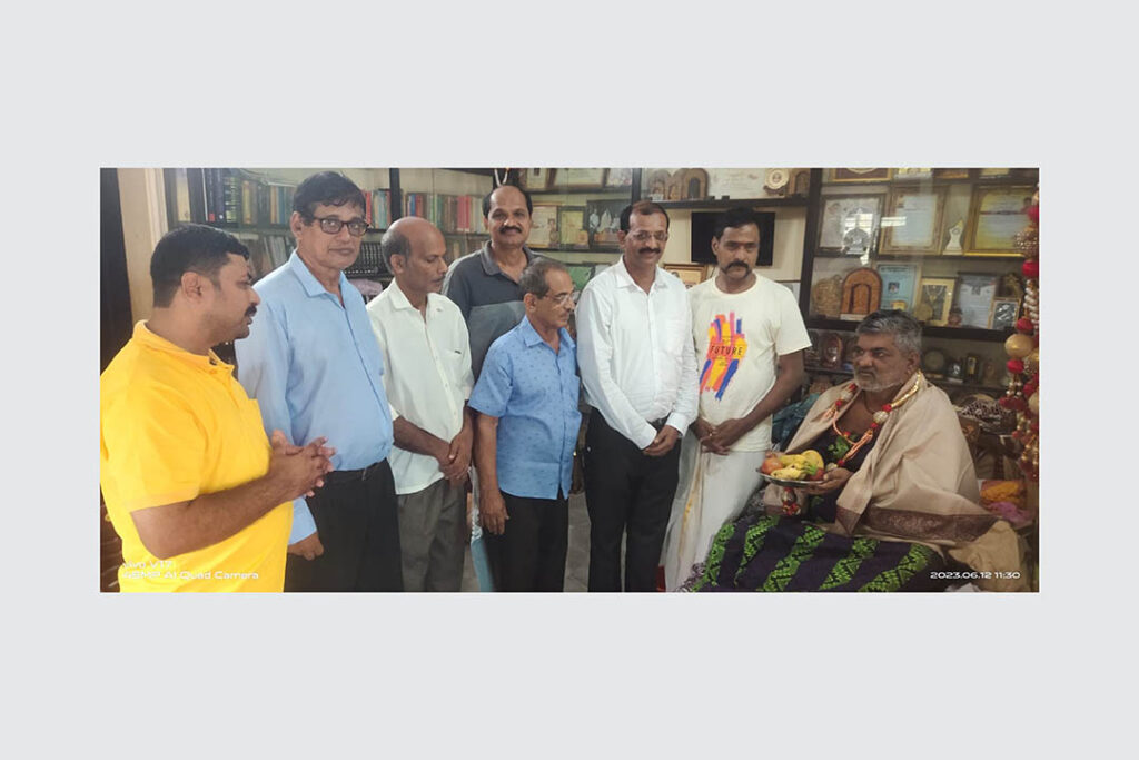 ಪಾರ್ತಿಸುಬ್ಬ ಪ್ರಶಸ್ತಿ ಪುರಸ್ಕೃತ ಸಾಹಿತಿ ಗಣೇಶ ಕೊಲಕಾಡಿಯವರಿಗೆ ಸಾಹಿತ್ಯ ಪರಿಷತ್ತಿನಿಂದ ಗೌರವ