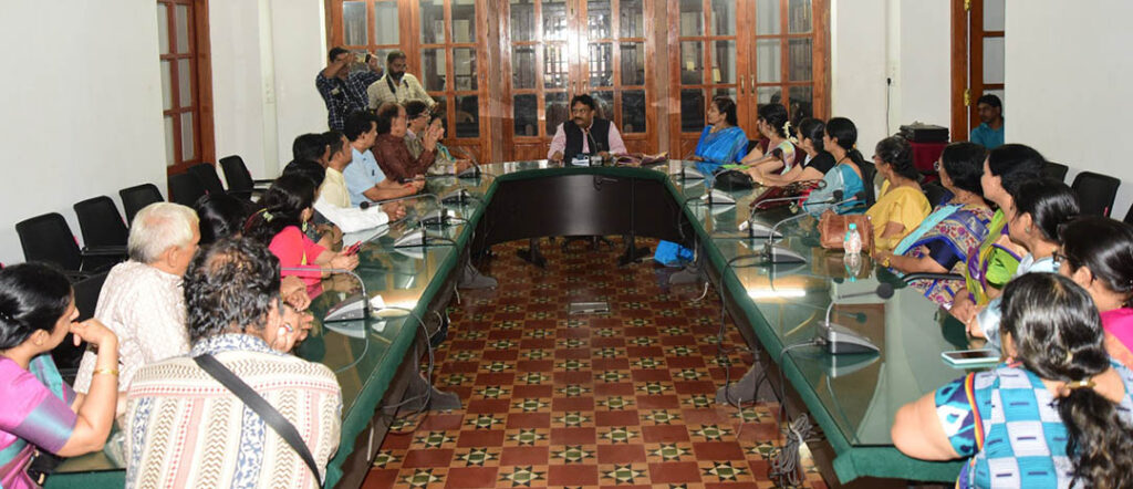 ಸಂಗೀತ, ನೃತ್ಯ, ತಾಳವಾದ್ಯ ಸಂಸ್ಥೆಗಳ ಜೊತೆ ಪ್ರೊ.ನಾಗೇಶ್ ವಿ.ಬೆಟ್ಟಕೋಟೆ ಸಂವಾದ