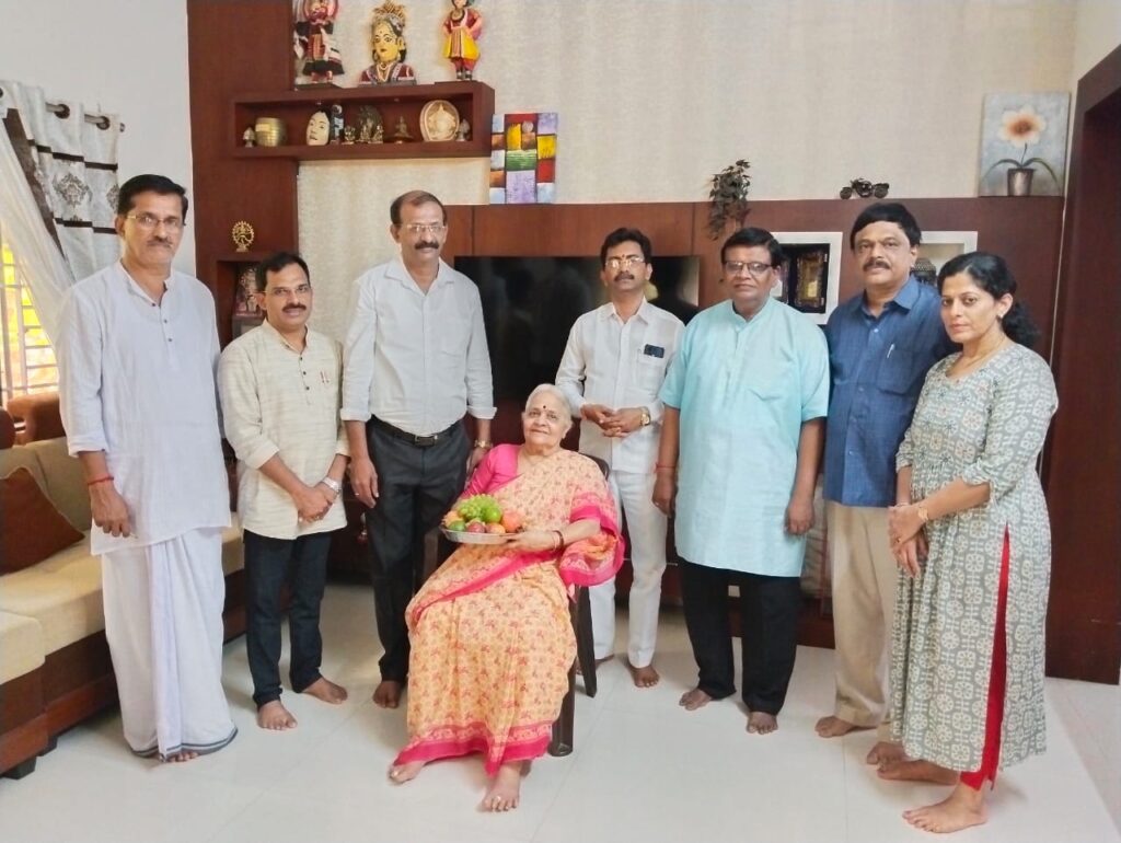 ಕ.ಸಾ.ಪ.ದ ವತಿಯಿಂದ ಸಾಹಿತಿಗಳ ಮನೆ ಭೇಟಿ ಕಾರ್ಯಕ್ರಮ