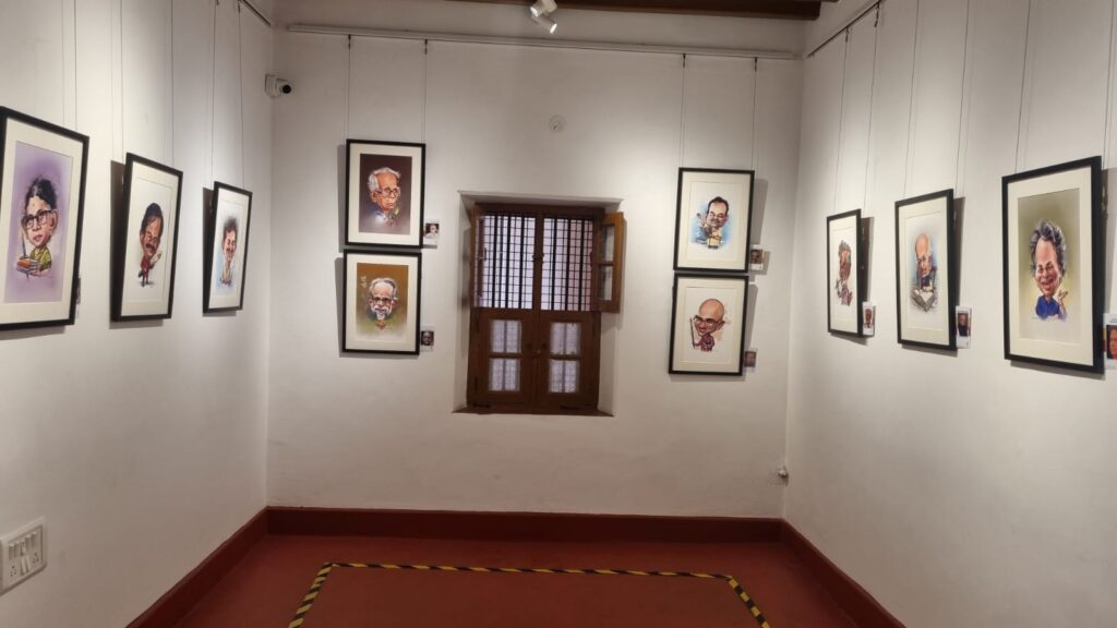 ಕಲಾ ವಿಮರ್ಶೆ | ಭಾವ ವೈಭವದ ವ್ಯಂಗ್ಯ ಚಿತ್ರಗಳು “ಕುಂಚ ಕಂಡ ಕನ್ನಡ ಸಾಹಿತಿಗಳು”