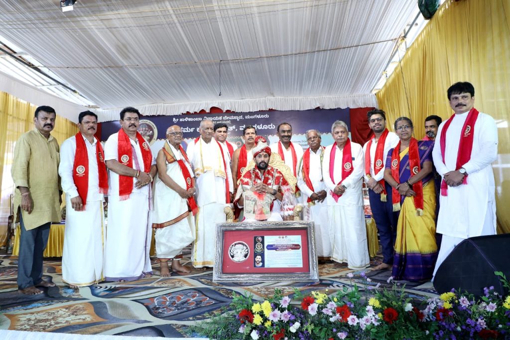 ವಿಶ್ವಕರ್ಮ ಕಲಾ ಪರಿಷತ್ತಿನ ‘ಸಮರ್ಪಣಂ ಕಲೋತ್ಸವ 2024’ದಲ್ಲಿ ಶ್ರೀ ಅರುಣ್ ಯೋಗಿರಾಜ್ ಇವರಿಗೆ ಗೌರವಾಭಿನಂದನೆ