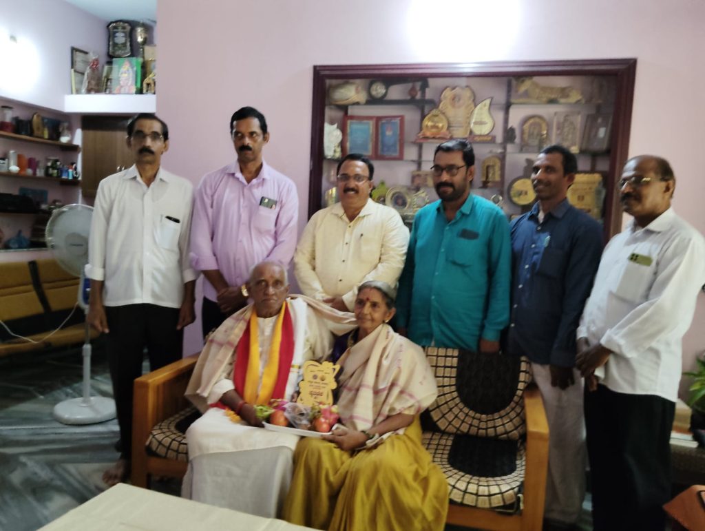 ತುಳು ಮತ್ತು ಕನ್ನಡ ಸಾಹಿತಿ ಮಲಾರ್ ಜಯರಾಮ ರೈ ಅವರಿಗೆ ಕಸಾಪ ಕೇರಳ ಗಡಿನಾಡ ಘಟಕದಿಂದ ಸನ್ಮಾನ