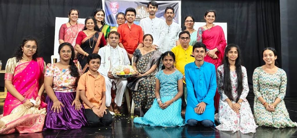 ಗುರುಪರಂಪರಾ ಸಂಗೀತ ಸಭಾದ ‘ಸಂಗೀತೋಪಾಸನಾ’ ಕಾರ್ಯಕ್ರಮದಲ್ಲಿ ಗುರುವಂದನೆ