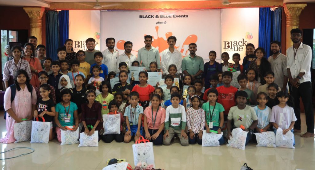 ಬ್ಲ್ಯಾಕ್ ಅಂಡ್ ಬ್ಲೂ ಈವೆಂಟ್ ನಿಂದ ಚಿತ್ರಕಲಾ ಸ್ಪರ್ಧೆ