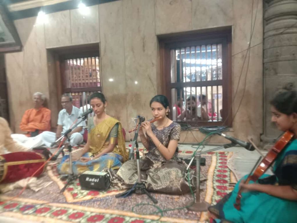 ಮಧುರಧ್ವನಿ ಚಾರಿಟೇಬಲ್ ಟ್ರಸ್ಟ್ ವತಿಯಿಂದ ಕರ್ನಾಟಕ ಶಾಸ್ತ್ರೀಯ ಸಂಗೀತ ಸೇವೆ