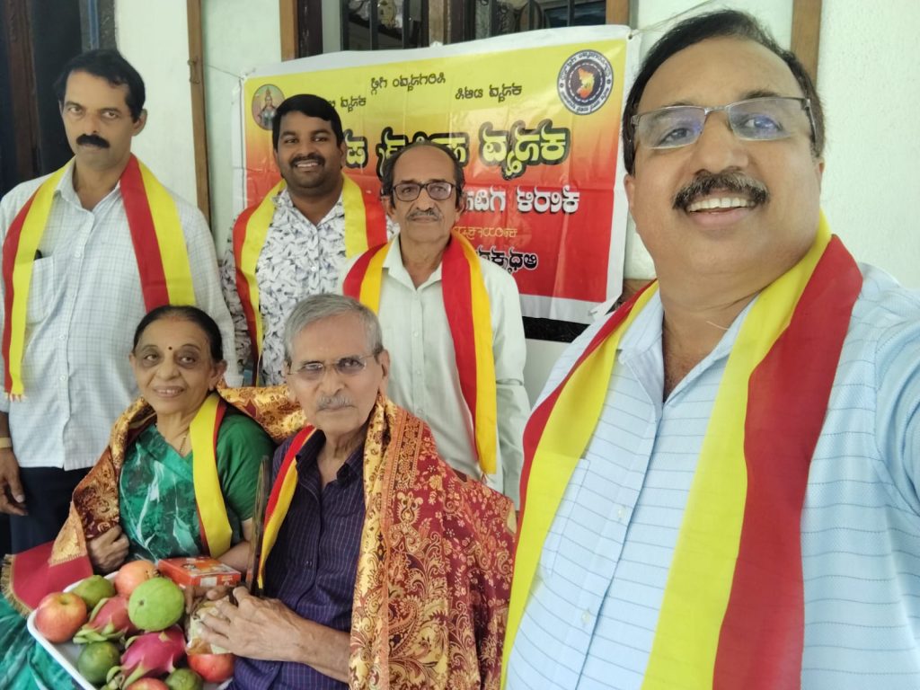 ಕನ್ನಡ ಸಾಹಿತ್ಯ ಪರಿಷತ್ ಗಡಿನಾಡ ಘಟಕದಿಂದ ಪಿ. ಎಸ್. ಪುಣ್ಚಿತ್ತಾಯರಿಗೆ ಸನ್ಮಾನ