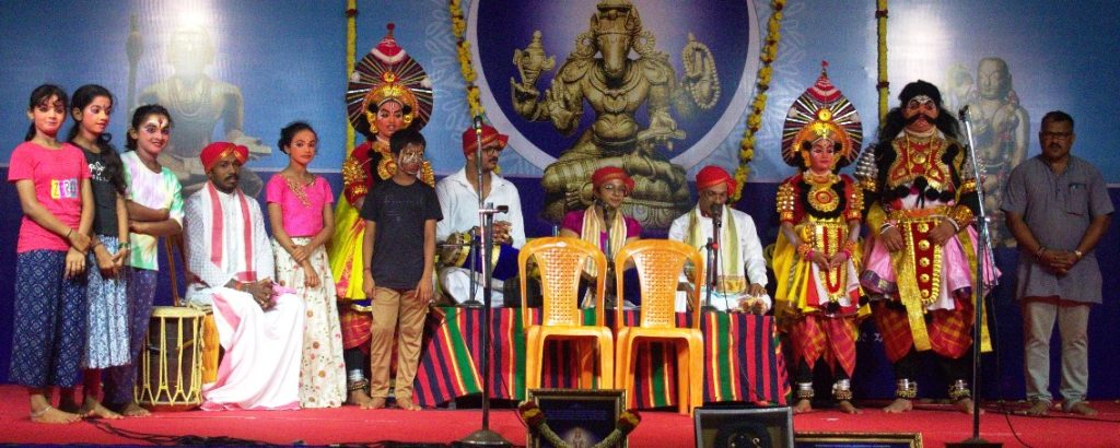 ಹೂವಿನಕೆರೆಯ ಕಾಲಭಿಮಾನಿಗಳ ರಂಜಿಸಿದ ‘ಕಂಸ ವಧೆ’ ಯಕ್ಷಗಾನ