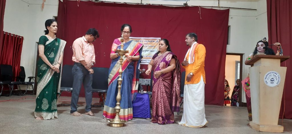ರಾಮಕೃಷ್ಣ ಕಾಲೇಜಿನಲ್ಲಿ ‘ಜಾಂಬವತಿ ಕಲ್ಯಾಣ’ ಯಕ್ಷಗಾನದ ಪ್ರದರ್ಶನ