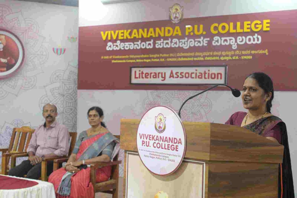 ವಿವೇಕಾನಂದ ಪದವಿಪೂರ್ವ ಕಾಲೇಜಿನಲ್ಲಿ ಉದ್ಘಾಟನೆಗೊಂಡ ಸಾಹಿತ್ಯ ಸಂಘ